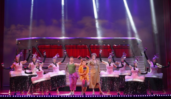 image of stage production of Priscilla Queen of the Desert