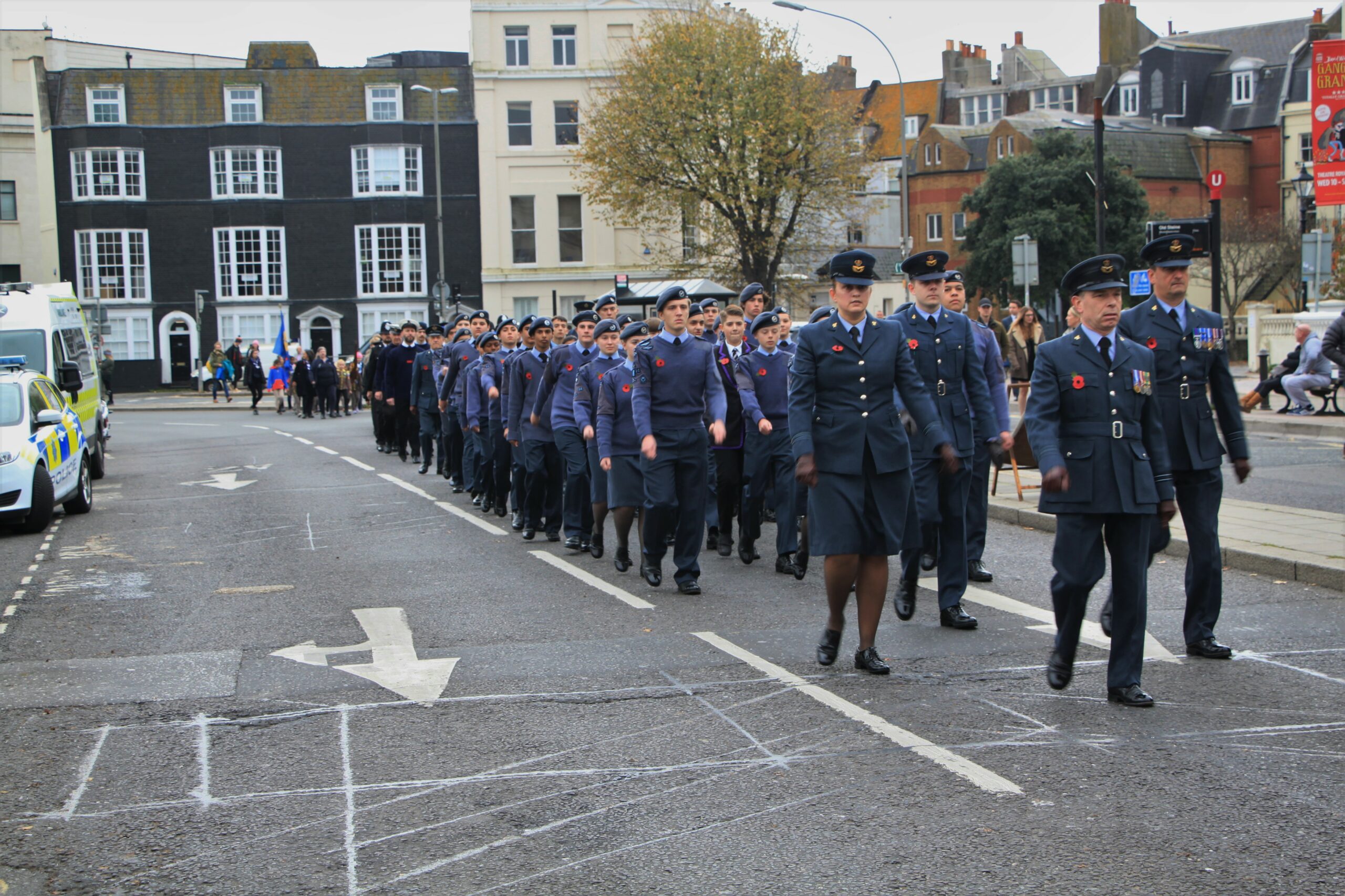 image of RAF march past
