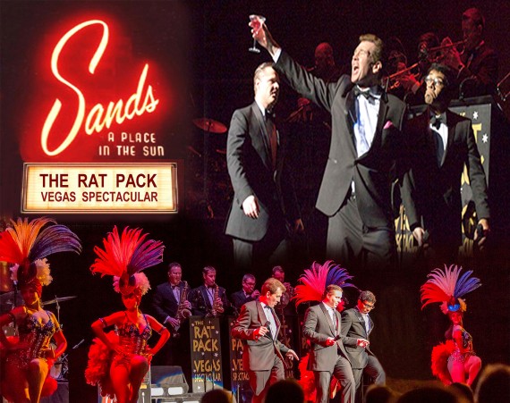 publicity image of theatre show The Rat Pack
